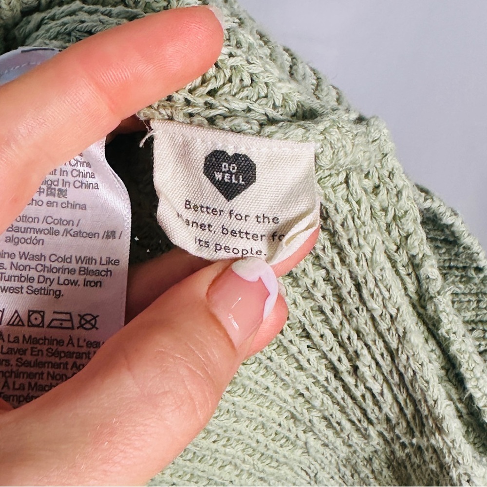 Madewell Pastel Sweater Tank Sage Green Women’s Large - Picture 10 of 12